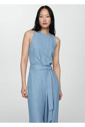 سرهمی آبی زنانه بدون آستین MANGO - کد 825777219