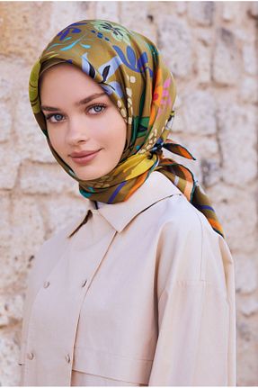 روسری زرشکی İpek Tivil Belli - کد 875770535