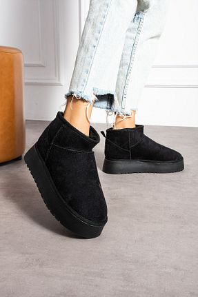 بوت / نیم بوت مشکی زنانه پارچه ای ECO - کد 875804213