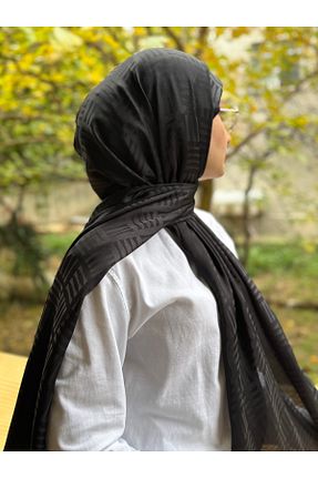 شال مشکی زنانه پنبه ای shalby - کد 872893933