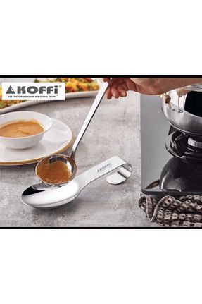 جای قاشق طوسی استیل ضد زنگ KOFFİ - کد 875809766