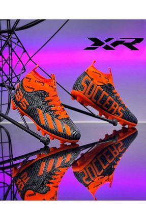 کفش فوتبال چمنی مشکی بچه گانه GGO FOOTBALL - کد 875804357