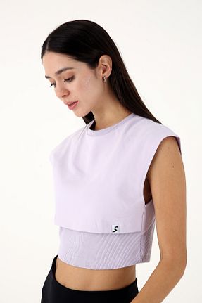 تیشرت اسپرت بنفش زنانه رگولار Scorp - کد 875840140