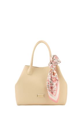 کیف دوشی بژ زنانه چرم مصنوعی Laura Ashley - کد 772004351