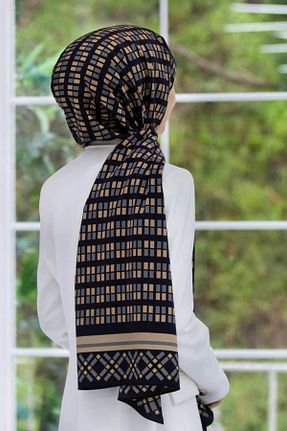 شال طوسی زنانه Medine İpeği Vissona - کد 875846646