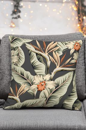 کوسن و روکش کوسن طوسی مخمل Royalte - کد 875850838