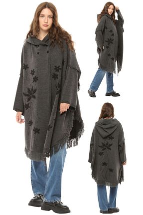 پانچو رنگی زنانه اکریلیک marufshop - کد 875856250