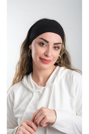 کلاه شنای حجاب مشکی زنانه HÜRREM BONE - کد 347254309