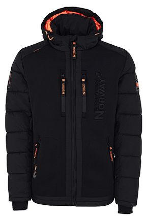 پارکا مشکی مردانه رگولار Norway Geographical - کد 32172902