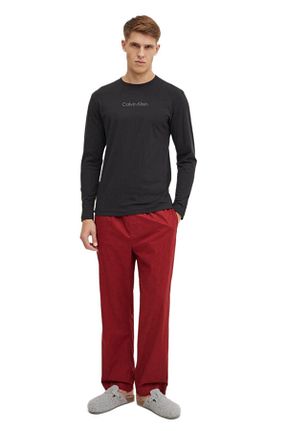 ست لباس راحتی قرمز مردانه ساده Calvin Klein - کد 875914794
