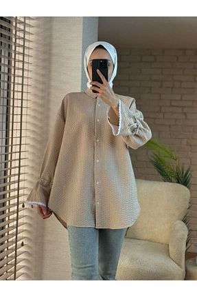 تونیک قهوه ای زنانه بافتنی Modamorfo - کد 855386093