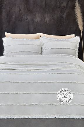 روتختی دونفره سفید پنبه ای Evlen Home Collection - کد 875925987