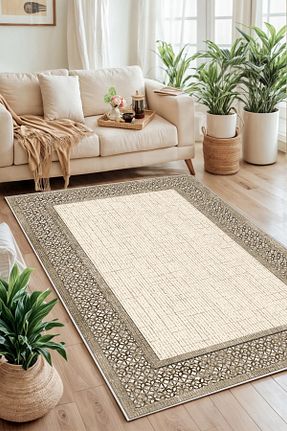 فرش بژ زیره ضد لغزش df home - کد 875922467
