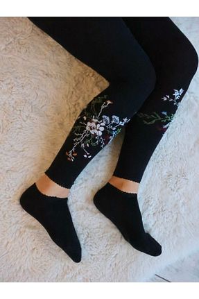 ساق شلواری مشکی زنانه بافت Buluş Organic - کد 807501125