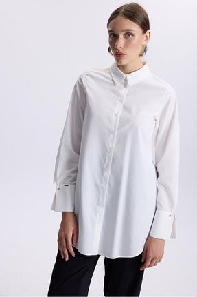 تونیک سفید زنانه بافتنی Zühre - کد 875928716
