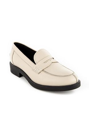 کفش کژوال بژ زنانه چرم خالص Hush Puppies - کد 875927826