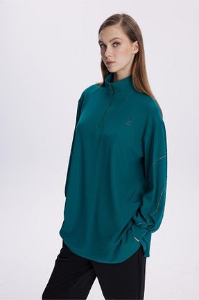 تونیک سبز زنانه بافتنی Zühre - کد 875928582