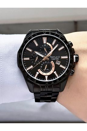 ساعت مچی مشکی مردانه 41-45 میلی متر Ferrucci - کد 875933064