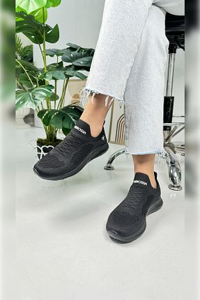 کفش اسنیکر مشکی زنانه بدون بند Nstil - کد 749435734
