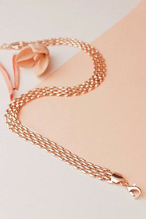 گردنبند جواهر طلائی زنانه برنجی Stelart - کد 103397115