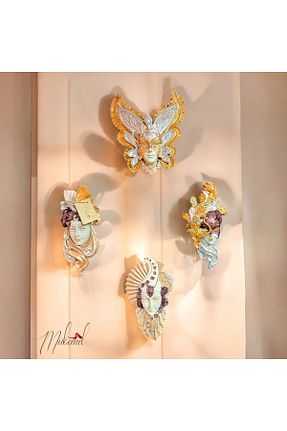 محصول دکوراسیون دیوار طلائی 1 پارچه Mukemel - کد 756437875