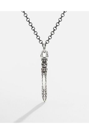 گردنبند نقره مشکی مردانه 925 عیار MEKS JEWELS - کد 875952250