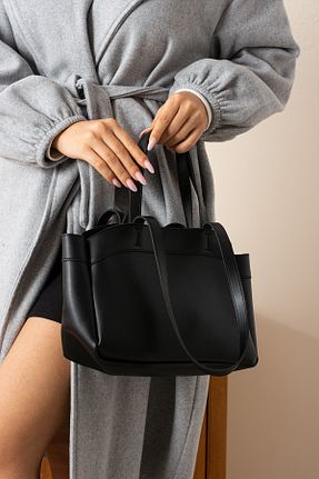 کیف دستی مشکی زنانه سایز متوسط HONEY BAG - کد 875947313