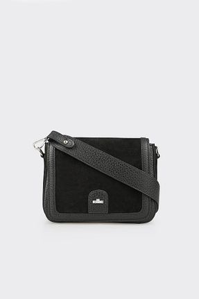 کیف دوشی مشکی زنانه پارچه ای Elle - کد 869799265