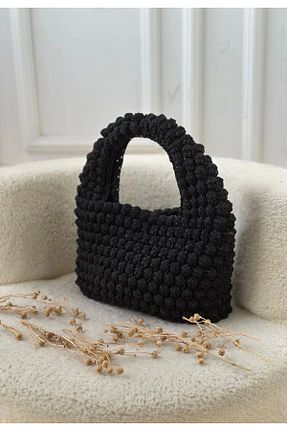 کیف دوشی مشکی زنانه پارچه ای RAMİMSE - کد 874930769