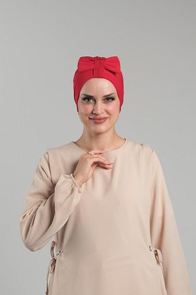 کلاه شنای حجاب قرمز زنانه HÜRREM BONE - کد 875965970