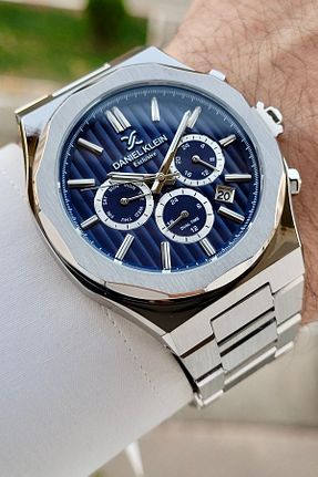 ساعت مچی طوسی مردانه 41-45 میلی متر Daniel Klein - کد 878915502