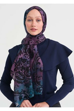 شال رنگی زنانه ابریشم Armağan - کد 875959798