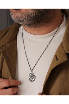 گردنبند نقره مشکی زنانه 925 عیار MEKS JEWELS - کد 875957920