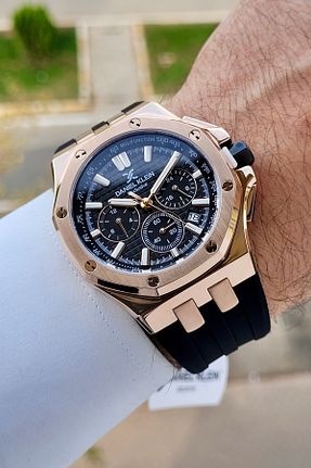 ساعت مچی صورتی مردانه 43 میلی متر Daniel Klein - کد 875958413