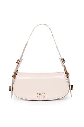 کیف دوشی بژ زنانه چرم مصنوعی Matmazel - کد 875958774