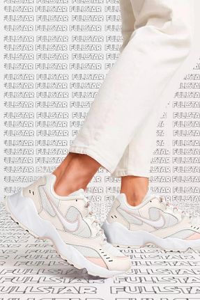کفش اسنیکر بژ زنانه بند دار Nike - کد 815322285