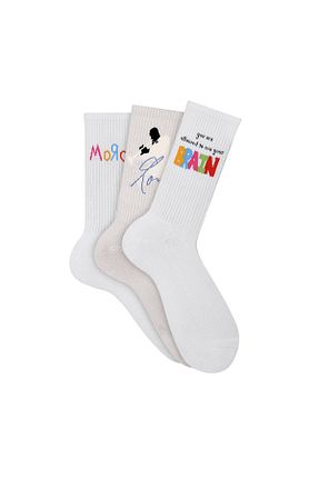 جوراب رنگی زنانه پنبه ای MONSIEUR CHAUSSETTE - کد 873973110