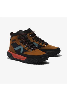بوت / نیم بوت قهوه ای مردانه چرم خالص Timberland - کد 875986636
