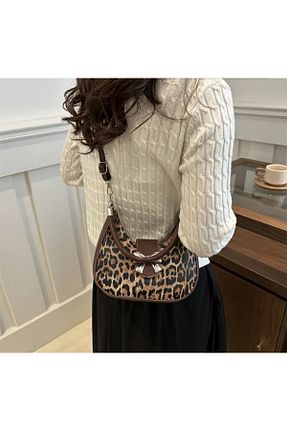 کیف دستی قهوه ای زنانه سایز متوسط Sheinside - کد 876133875