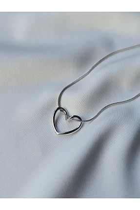 گردنبند استیل ( فولاد ) طوسی زنانه استیل ضد زنگ ULYOS PONIS - کد 876180120