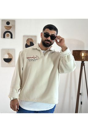 سوئیشرت بژ زنانه ساده STECCA - کد 875652334