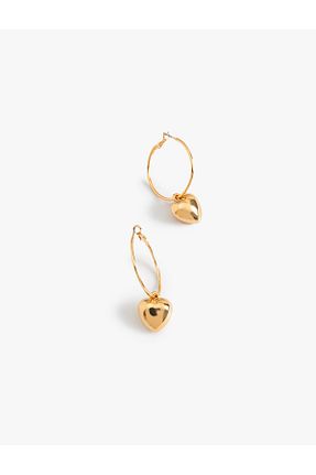 گوشواره جواهر طلائی فلزی Koton - کد 876193243