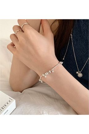 دستبند نقره سفید زنانه 925 عیار azo jewellery - کد 876210434