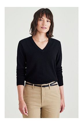 پلیور مشکی زنانه ساده Dockers - کد 788016619