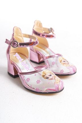 کفش مجلسی صورتی بچه گانه چرم مصنوعی FİNLANDiYA SHOES - کد 876279258