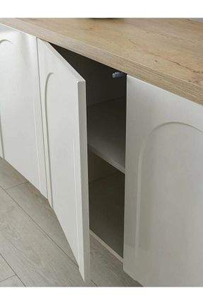 میز و پایه تلویزیون سفید MDF KILINÇ - کد 876282666