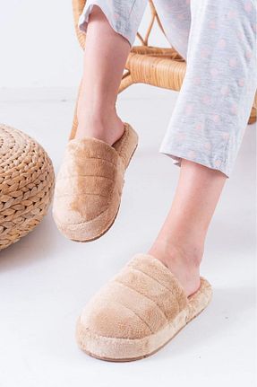 دمپائی خانگی قهوه ای زنانه مخملی SUNSTEP - کد 780658194
