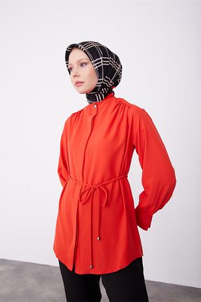 پیراهن حجاب قرمز زنانه رگولار Armine - کد 790578218