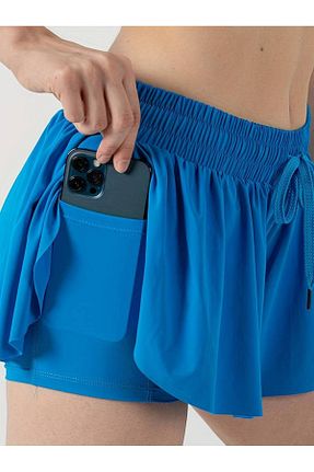 دامن اسپرت آبی زنانه مینی LADY HAZAL - کد 864168799
