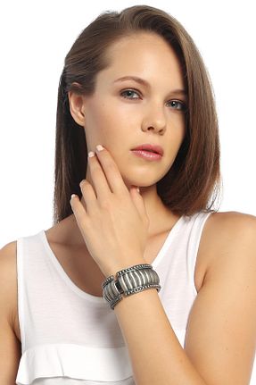 دستبند جواهر رنگی زنانه سنگ طبیعی ROUGE - کد 876302537